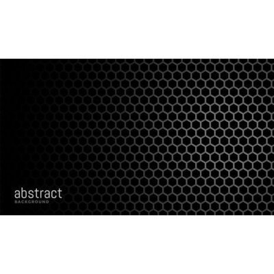 بافت مشکی با مش طرح ضلعی