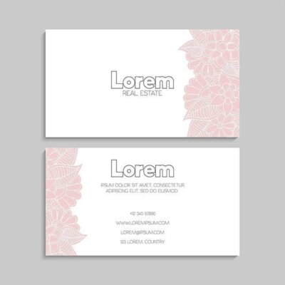 طرح کارت ویزیت آماده با رنگ کالباسی