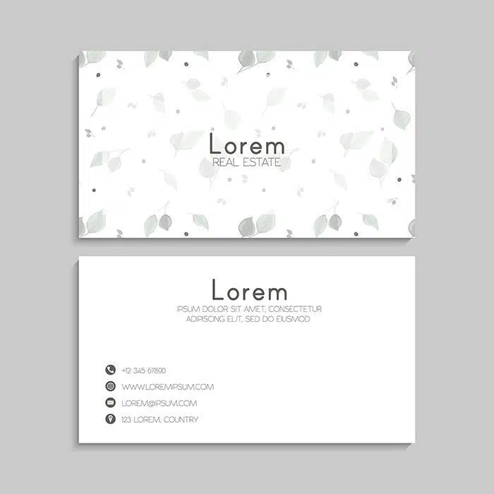 business card set vector illustration eps21 1 قالب-کارت-ویپ-با-سبک-نقره ای