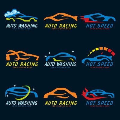 طرح و لوگو آماده گالری ماشین تعمیرگاه کارواش