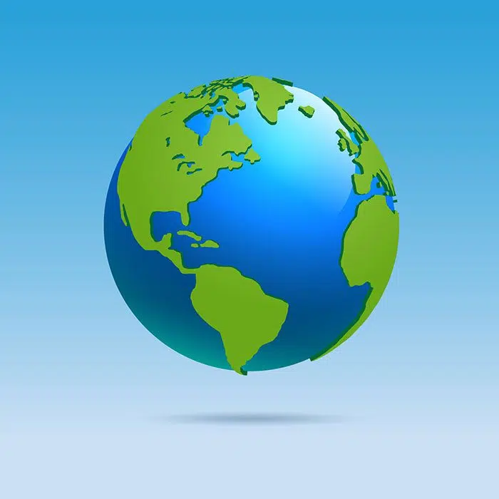 classic planet earth with gradient style 1 مجموعه-سفید-پیکان