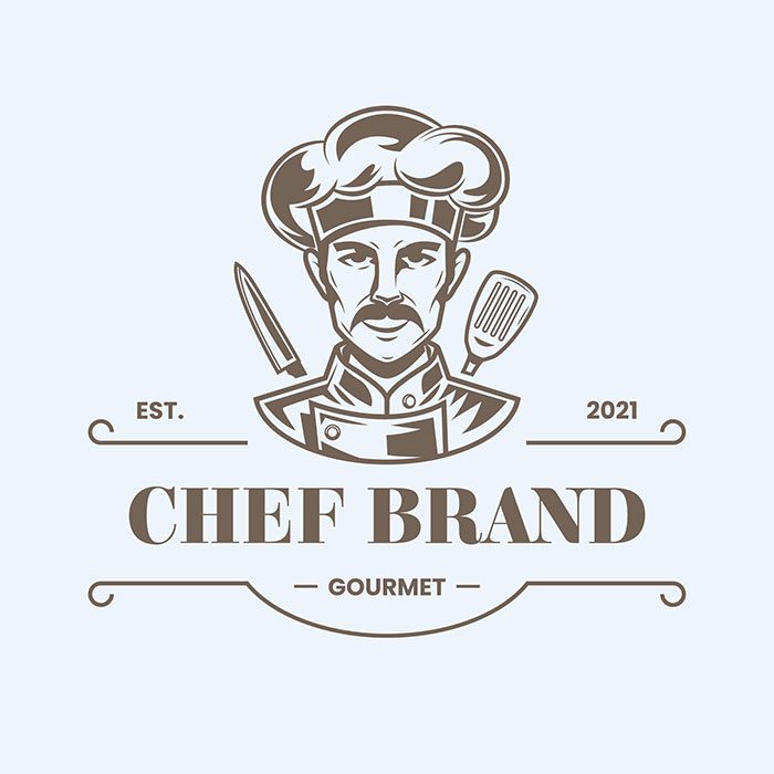 detailed chef logo template 2 1