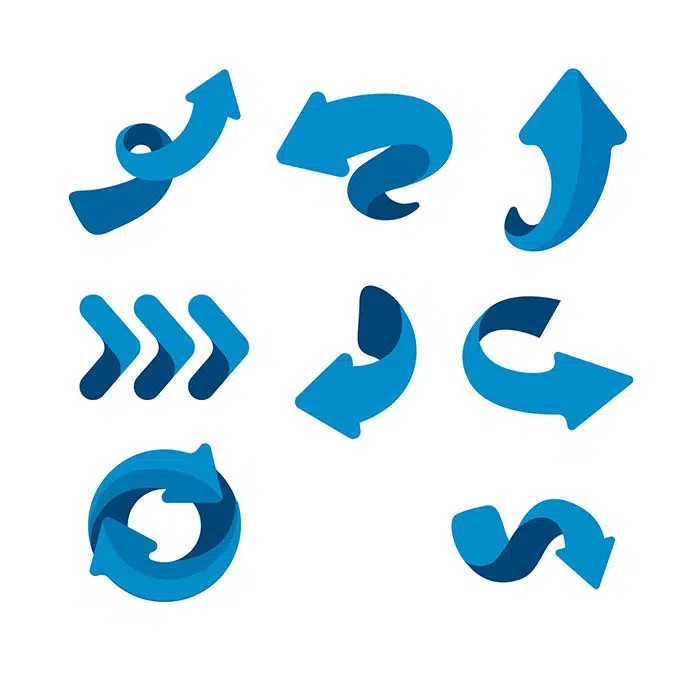 different arrows collection mark 1 مجموعه طرح مسطح سیاره