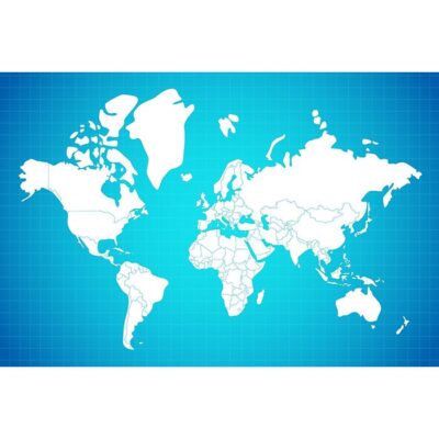 طرح وکتور خطی نقشه زمین