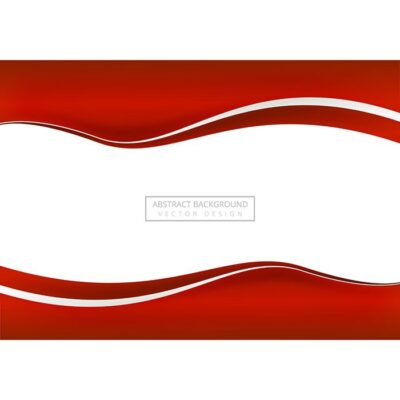 طرح پس زمینه با موج های قرمز و سفید