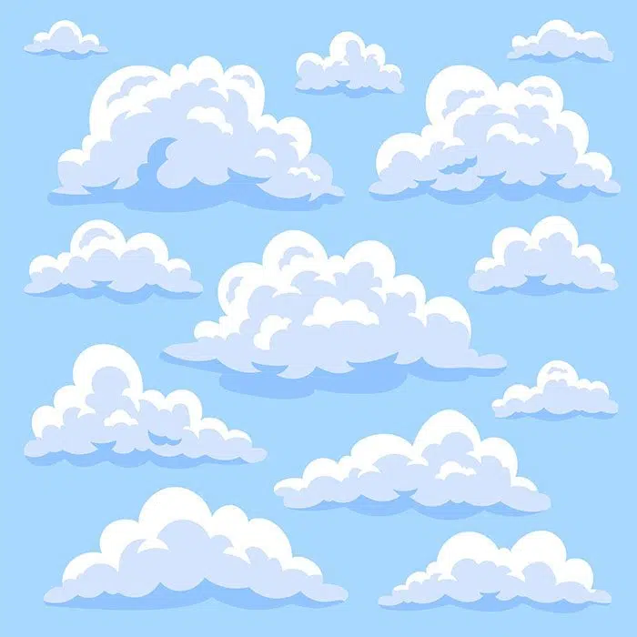 flat clouds collection 1 مجموعه طرح مسطح سیاره