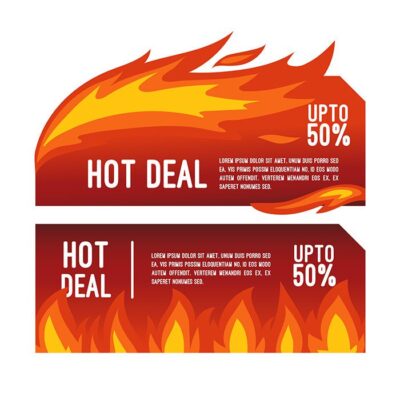 طرح بنر فلت از آتش مناسب خدمات آتش نشانی