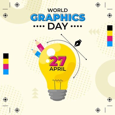 طرح خلاقانه به مناسب روز جهانی گرافیک و طراحان