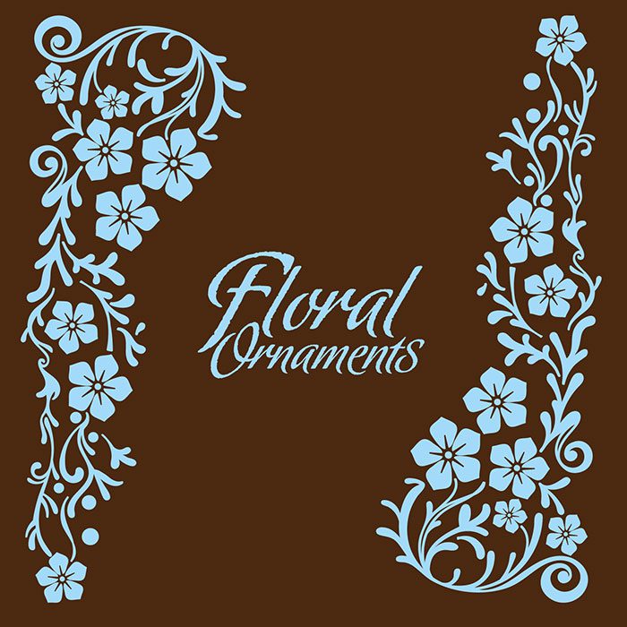 floral ornaments 1 قالب-طراحی-تجاری-حسابداری-الگو-الگو