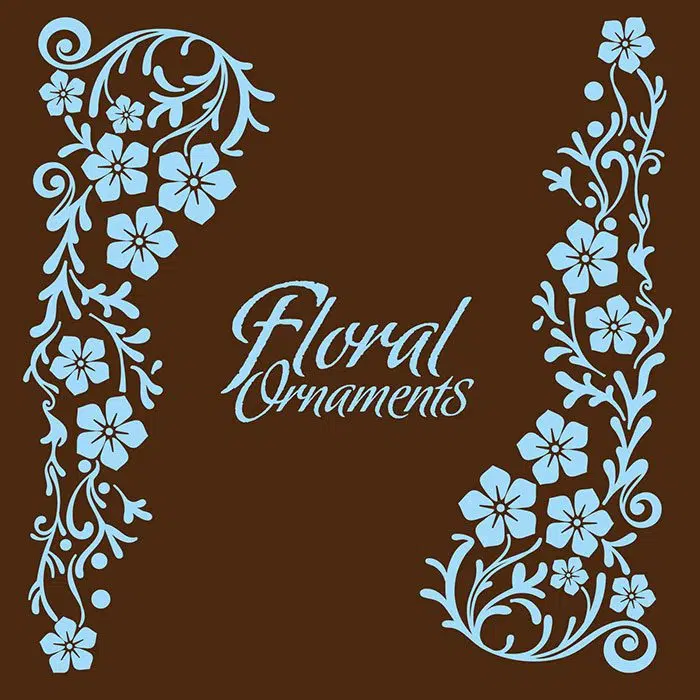 floral ornaments 1 تزئینات گلی