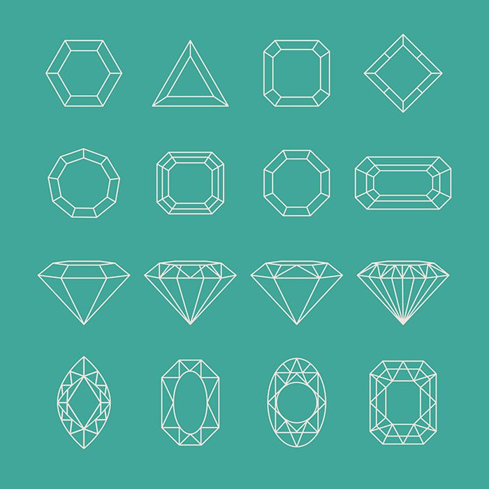 geometric diamond collection 1