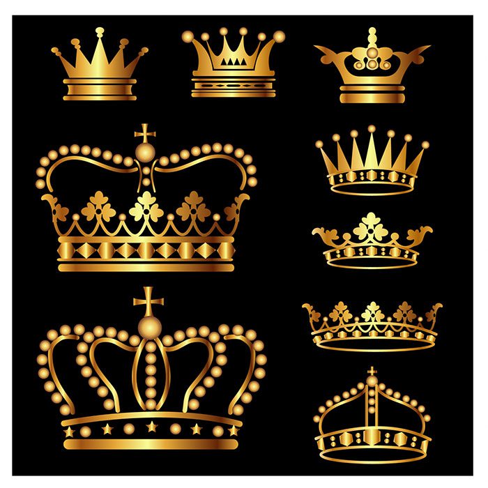 gold crown set 1 1 طراحی-المان-مجموعه-قاب-گل-قاب-وینیت