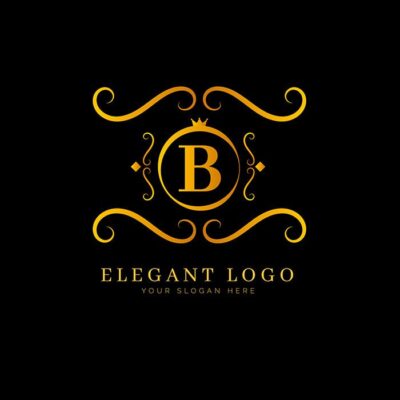 لوگو و آرم ساده با حرف بی لاتین