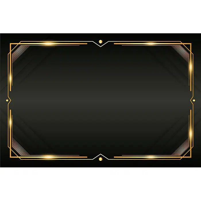 gradient golden luxury frame template 1 ایزوله-دو-ورق-کاغذ-با-سایه