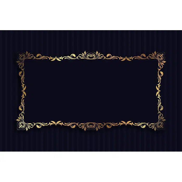 gradient golden luxury frame template 2 1 ایزوله-دو-ورق-کاغذ-با-سایه