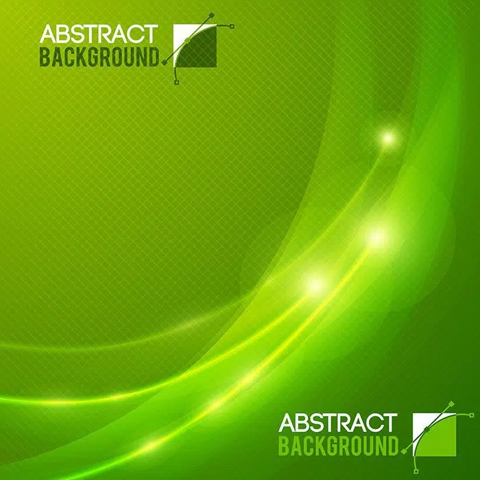 green color flat abstract background with light effects vector illustration 1 وکتور-برگ-سبز-بزرگ-گرمسیری-هیولا-گیاه-ایزوله-زمینه-سفید