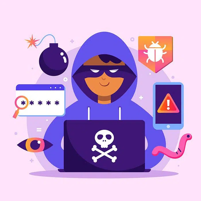 hacker activity concept 1 نقطه-چراغ-پس زمینه-مفهوم