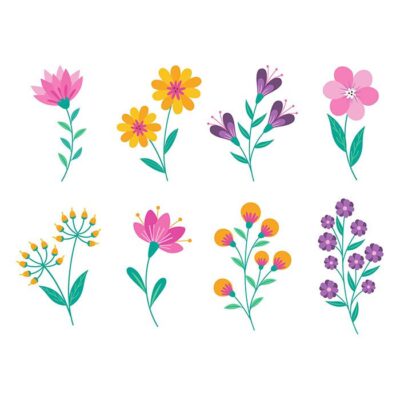 ست گل های دستی