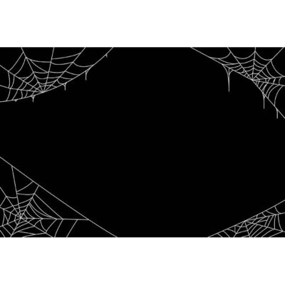 تصویر وکتور و پس زمینه تار عنکبوت با زمینه مشکی