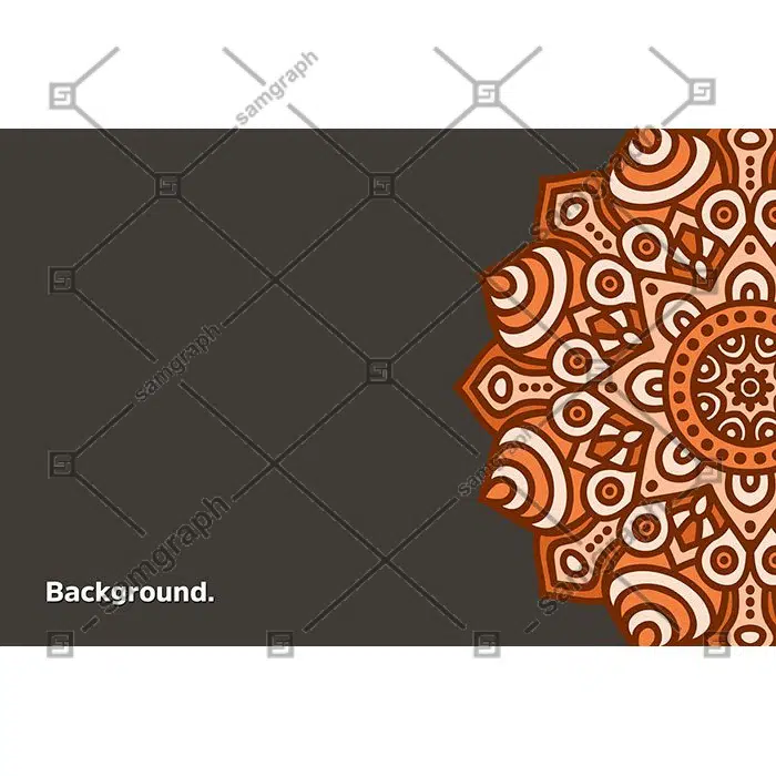 luxury gold background colorful mandala 1 وکتور-هندی-ماندالا