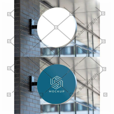 ماکت و طرح تابلو لایت باکس با فضای کار