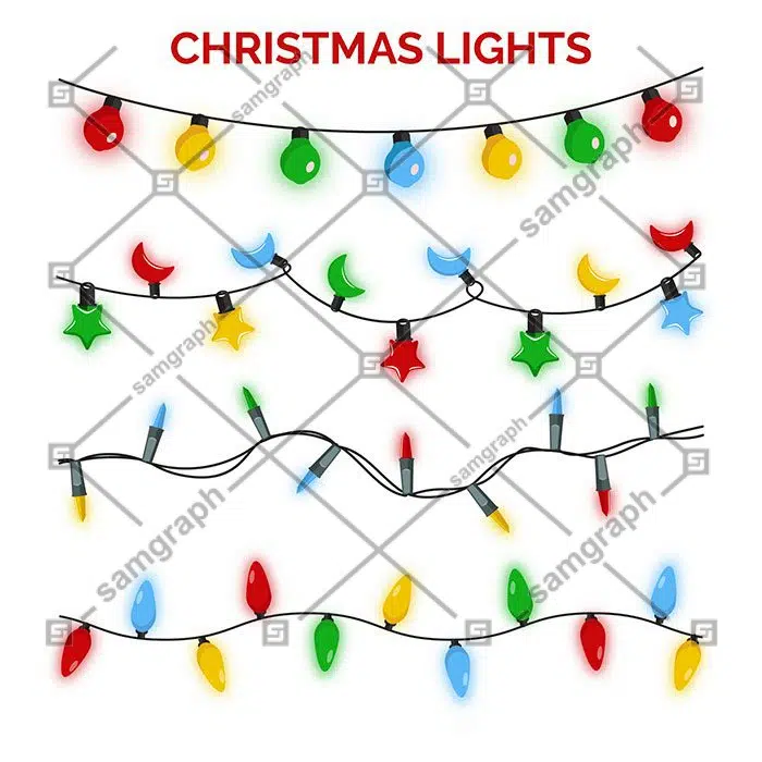 pack bright christmas lights 1 رستوران-رترو-لوگو-بسته