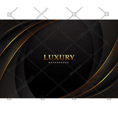 پس زمینه و پشت زمینه مشکی با خطوط طلایی لاکچری