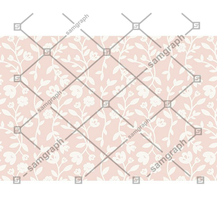 pink floral patterned background vector 1 وکتور پس زمینه با طرح گل صورتی