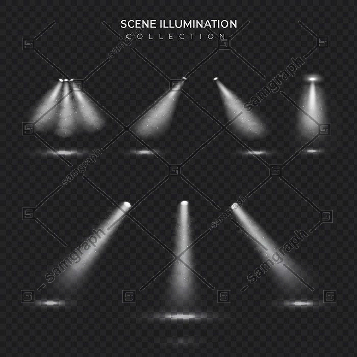 scene spotlights collection 1 صحنه - نورافکن - مجموعه