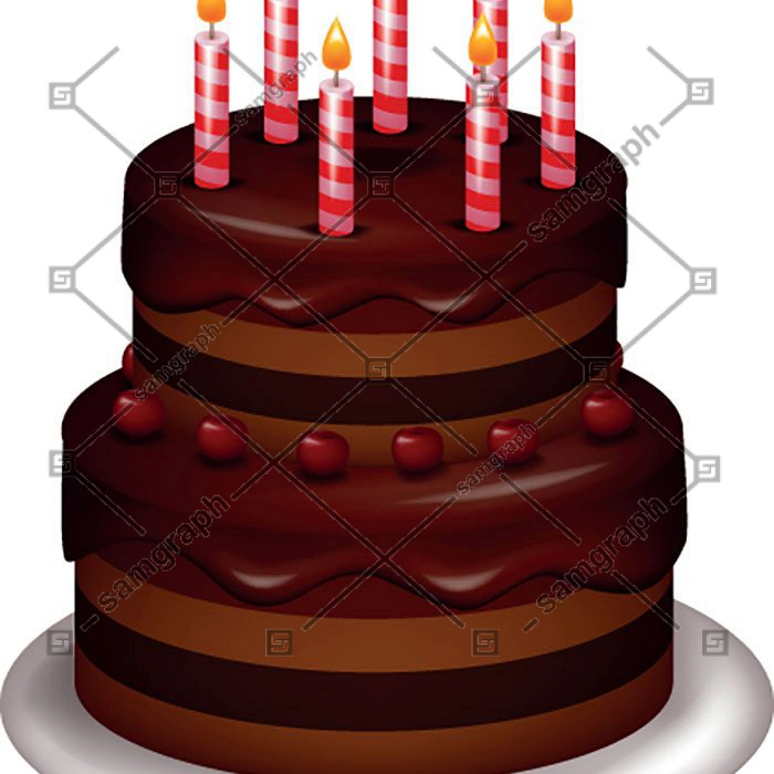 set of birthday cake vector 1 1 موکاپ