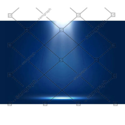 پس زمینه آبی با نور پردازی از بالا مناسب معرفی محصول