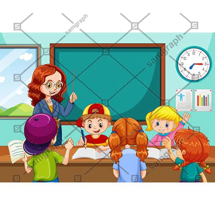 teacher teaching students classroom scene 1 معلم-تدریس-دانش آموزان-کلاس-صحنه