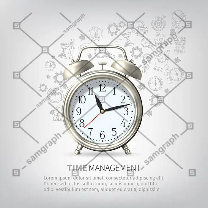 پوستر مدیریت زمان 1 time management poster 1 پوستر مدیریت زمان