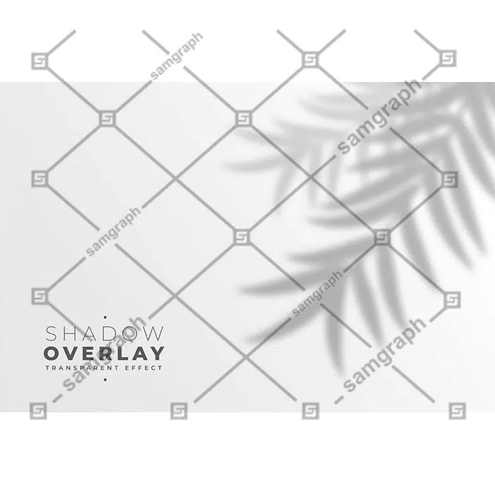 transparent leaves shadow overlay effect 1 انواع پیکان-برچسب-طرح مسطح