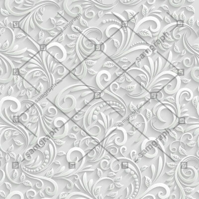 وکتور گل بصورت سه بعدی و پس زمینه