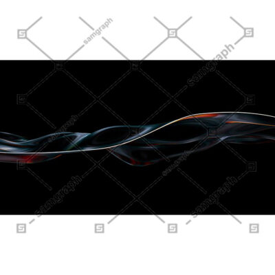 طرح پس زمینه امواج مایع بصورت سه بعدی و ا نتزاعی رندر نئون و هولوگرافیک