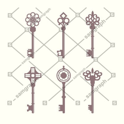 طرح کلید های سنتی و باستانی