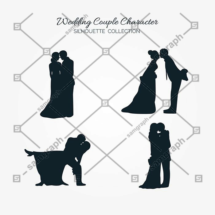 wedding couple character collection 1