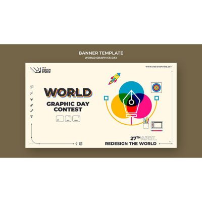 world graphics day banner template 1