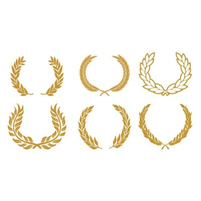 ست 6 تایی خوشه گندم بصورت وکتور و خطی