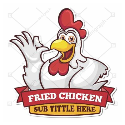 طرح لوگو وکتور مرغ مناسب سوخاری و ویچ کیلویی