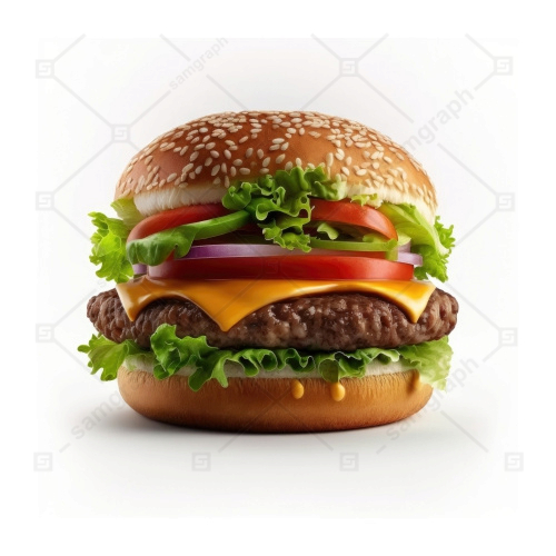 عکس با کیفیت همبرگر - تصویر ساندویچ برگر - طرح عکس با کیفیت همبرگر