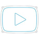 دانلود طرح آماده دکمه پخش (Play) مناسب تابلو نئون فلکس و لیزر