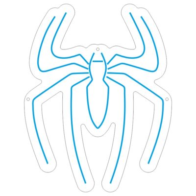 طرح نئون عنکبوت برای تابلو دکوراتیو و نماد قدرت