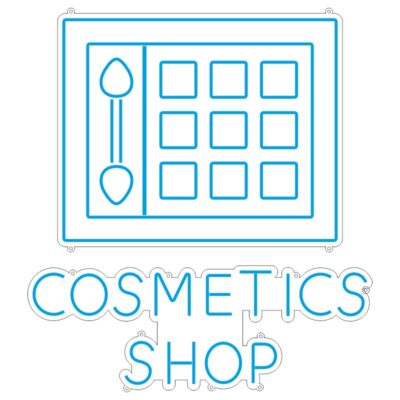 طرح نئون فروشگاه لوازم آرایش (Cosmetics Shop)