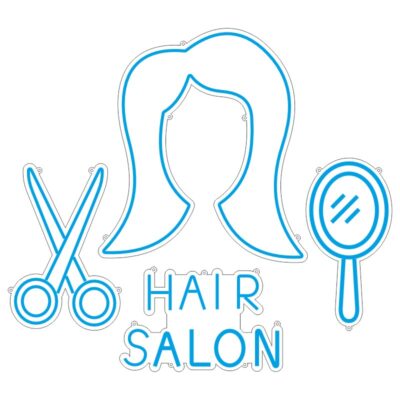 طرح نئون آرایشگاه زنانه (Hair Salon)