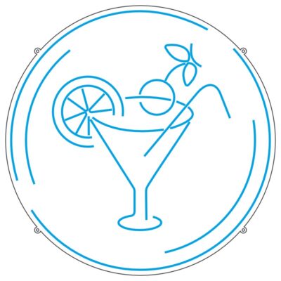 طرح وکتور کوکتل برای تابلو و منوی کافیشاپ