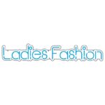 طرح نئون متن Ladies Fashion برای تابلو فروشگاه زنانه