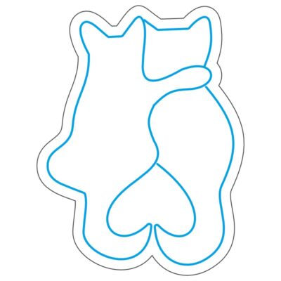 طرح نئون لباس زنانه برای تابلو بوتیک
