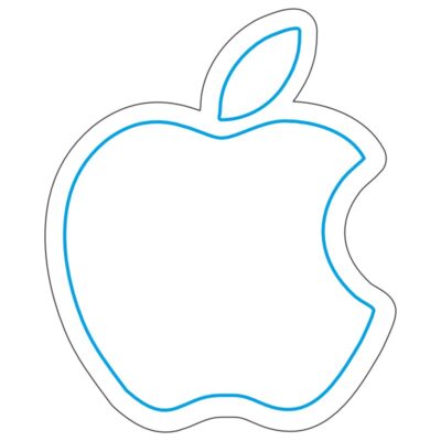 طرح نئون لوگو اپل (Apple)